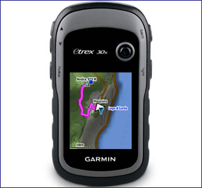 Garmin eTrex 30x handheld GPS system with western european mapping