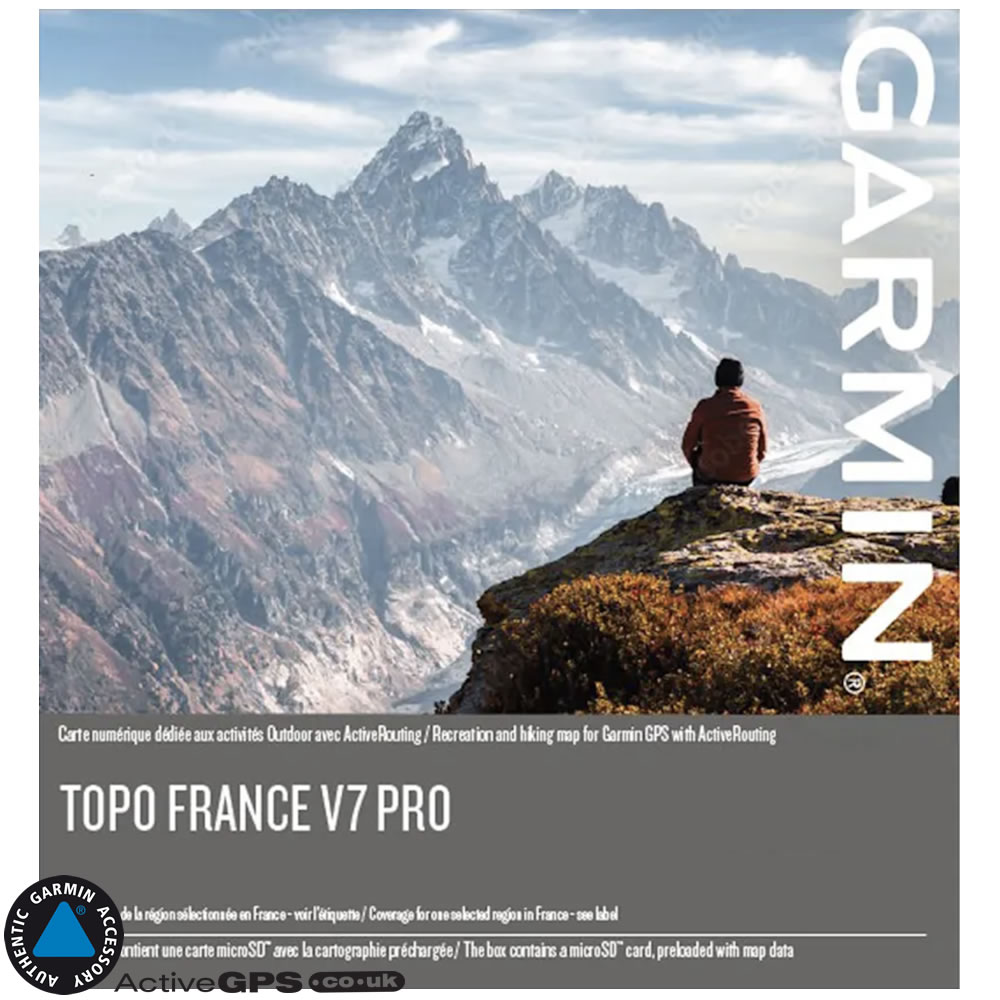 Garmin TOPO France V7 Pro map card