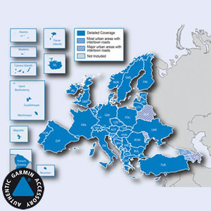 Garmin City Navigator NT UK and Europe maps on microSD/SD card