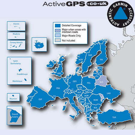 Garmin City Navigator 2024 Europe nav maps on SD card - 010-13088-00