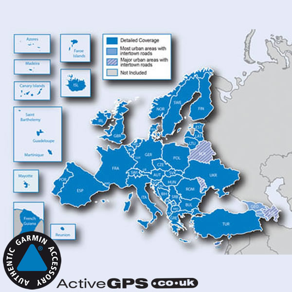 Garmin City Navigator NT Europe map card