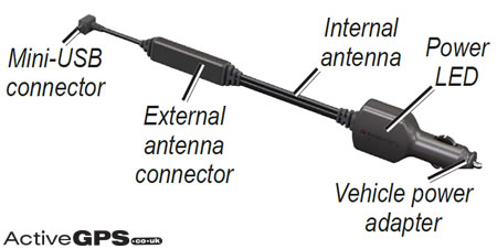 ventosas para BC 30 Cámara GTM 35/70 Garmin Tmc Antenna Extension Cable/Plomo 